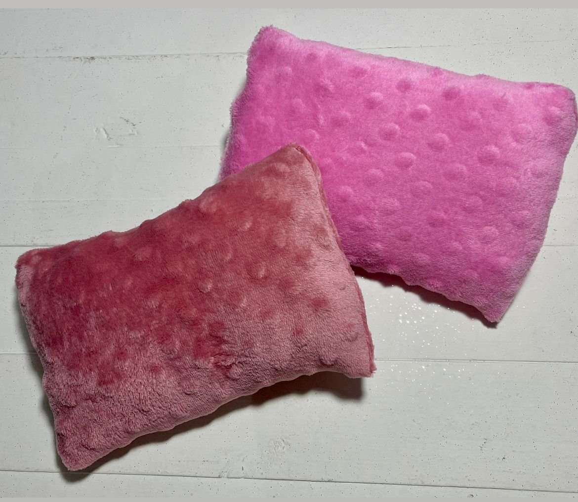 Combo de travesseiros rosa NB