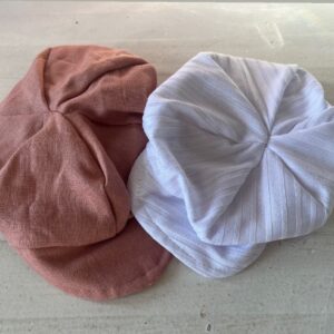 Combo Boina Salmão e Branca NB