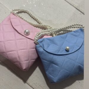 Combo Mini bolsa rosa e azul