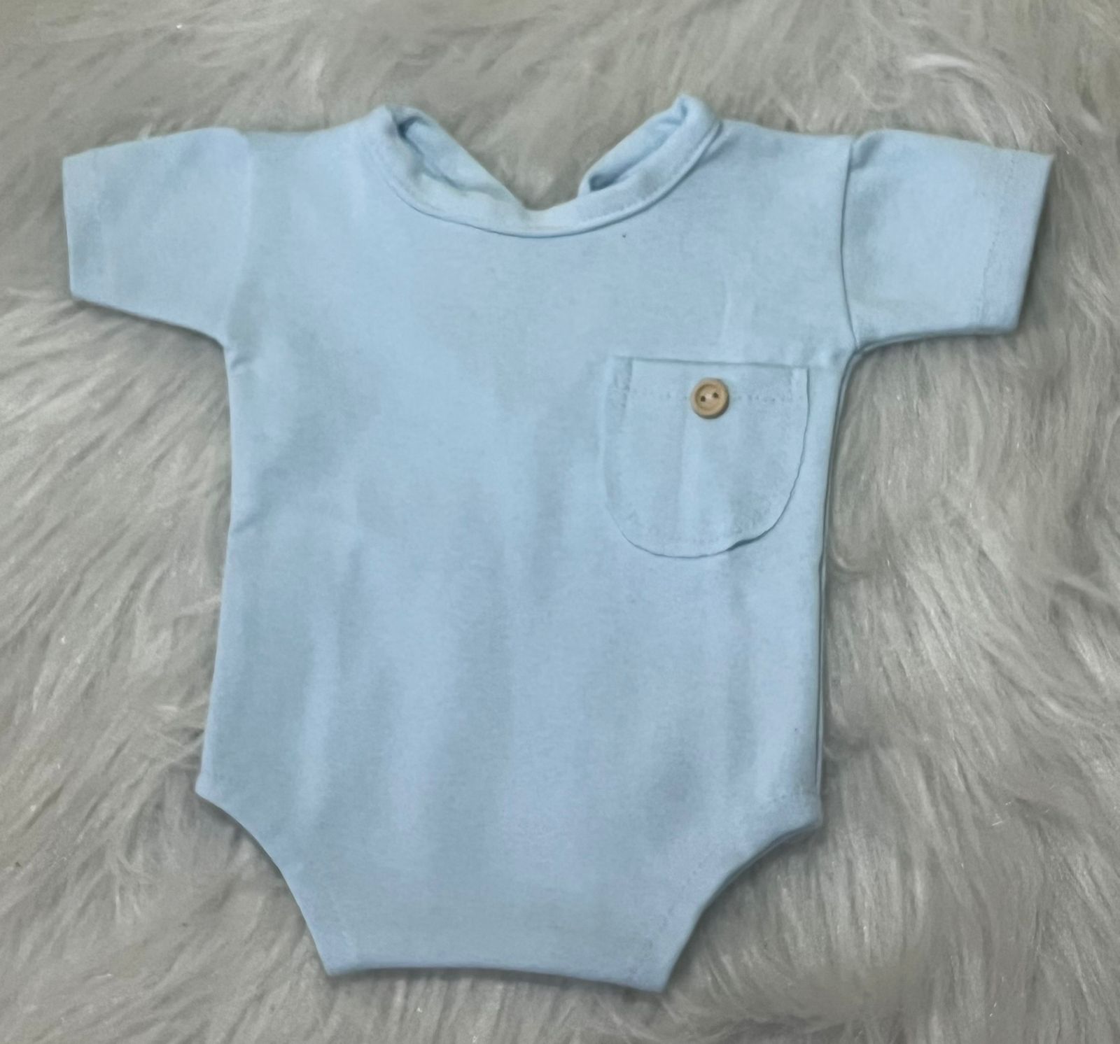 Body Guga NB Azul Bebê