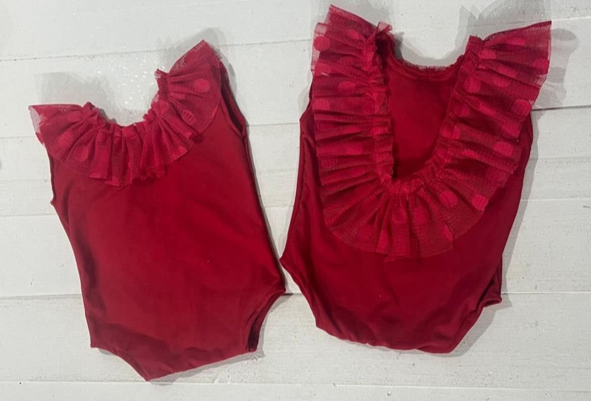 Body Mia NB vermelho