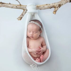 Combo Wrap branco + headband luz