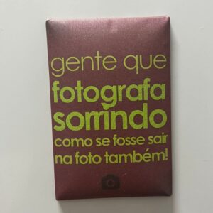 Imã Criativo Fotografar Sorrindo