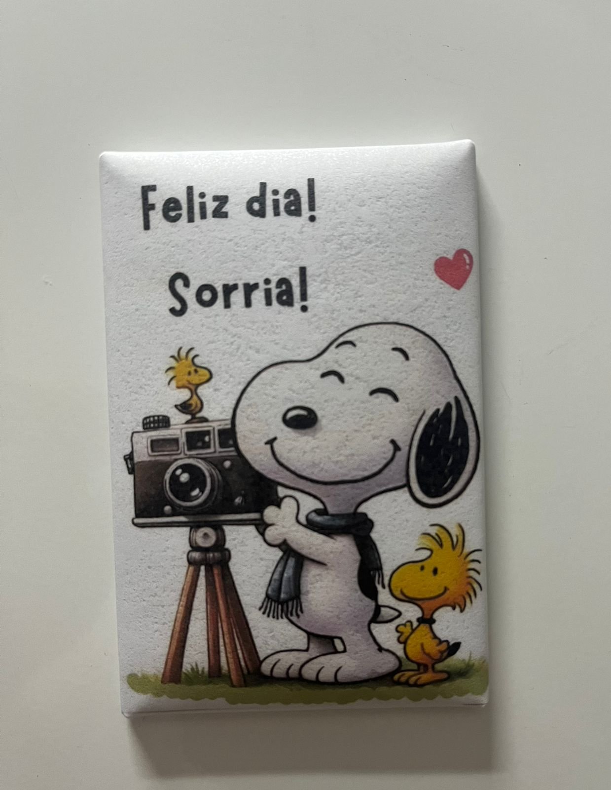 Imã Criativo Snoopy Feliz Dia