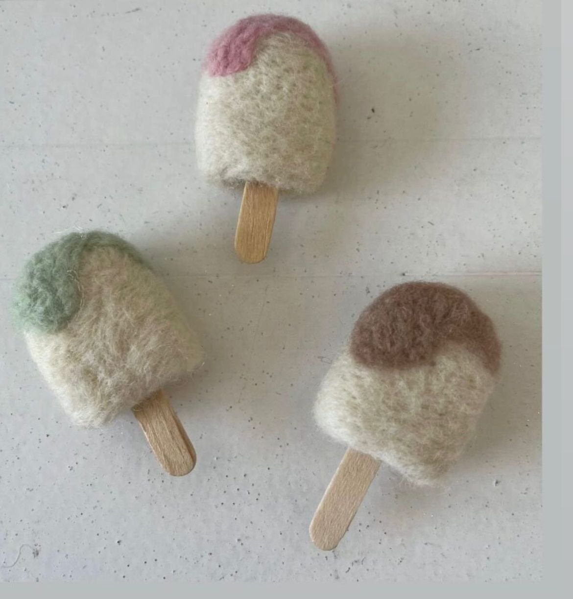 Combo de Mini Picolé feltrados