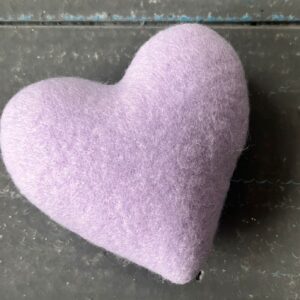 Mini Coração rosa bebê