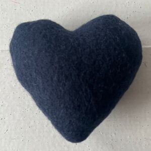 Mini Coração Azul marinho