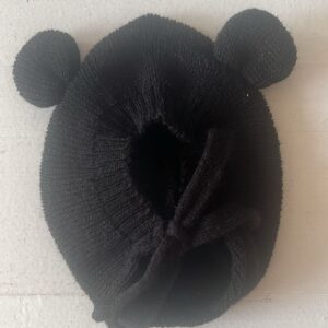 Touca ursinho NB preta